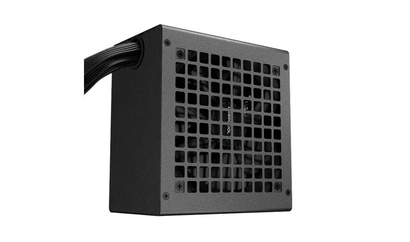 DeepCool PF500 500 W Power Supply, ATX 12 V v2.4, 80 PLUS Standard (85%), 120 mm Fan, Flat Black Cables