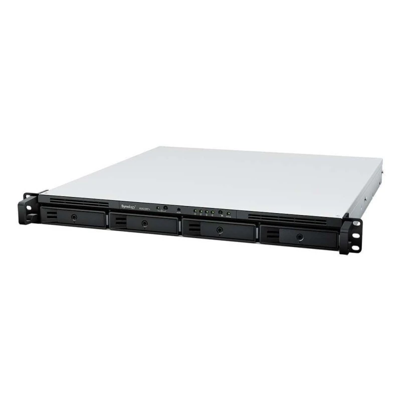 Synology RackStation RS822RP+ 4-Bay NAS - AMD Ryzen V1500B 2.2GHz, 2GB DDR4 RAM, 4 x 3.5/2.5" SATA Drive Bays, 2x USB 3.2-A | 1x eSATA, PCIe 3.0x 8, 4x RJ45, Black | RS822RP+