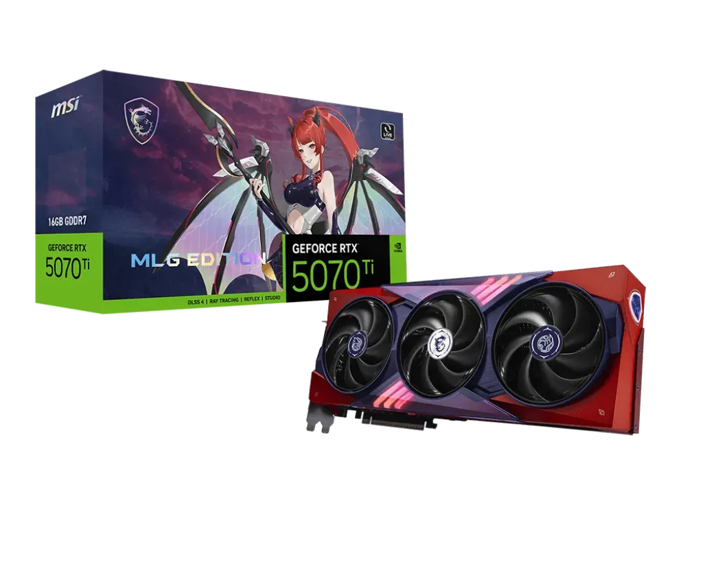 MSI MLG Edition GeForce RTX 5070 Ti 16GB GDDR7 PCI Express 5.0