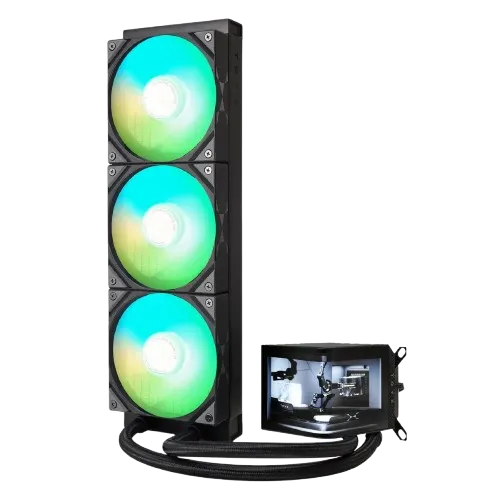 TRYX PANORAMA ARGB 360 Black L-shaped AMOLED Screen