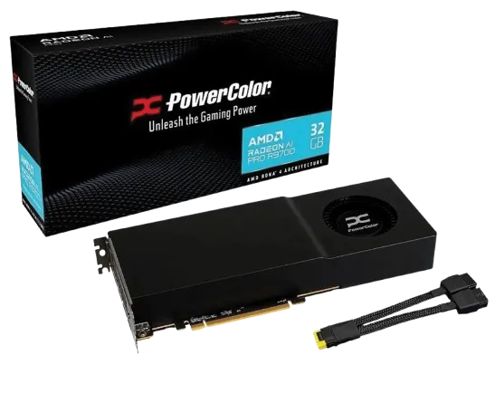 PowerColor Radeon AI PRO R9700 Graphics 32GB GDDR6 Card