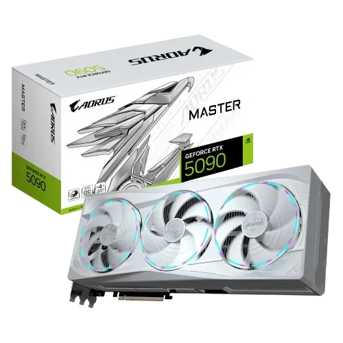 Gigabyte AORUS NVIDIA GeForce RTX 5090 MASTER ICE 32GB DDR7
