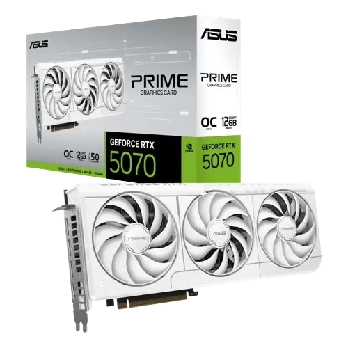 ASUS PRIME GeForce RTX 5070 White OC Edition 12GB GDDR7