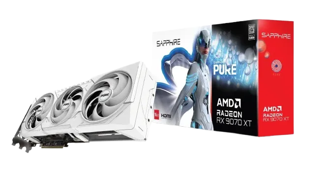 Sapphire PURE AMD Radeon RX 9070 XT