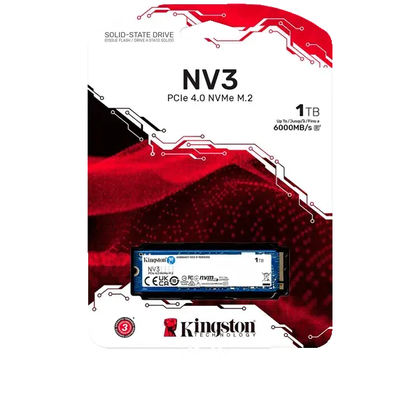 Kingston NV3 1TB NVMe SSD, M.2 SSD