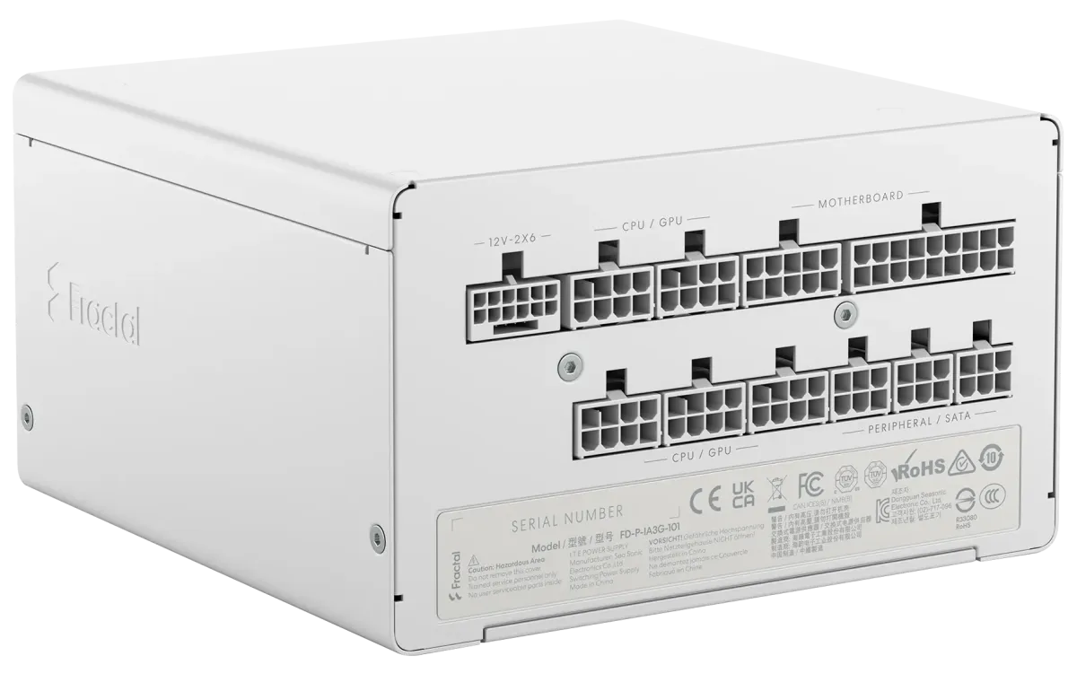 Fractal Design Ion 3 Gold 1000W 80 PLUS Gold Certified, Fully Modular White