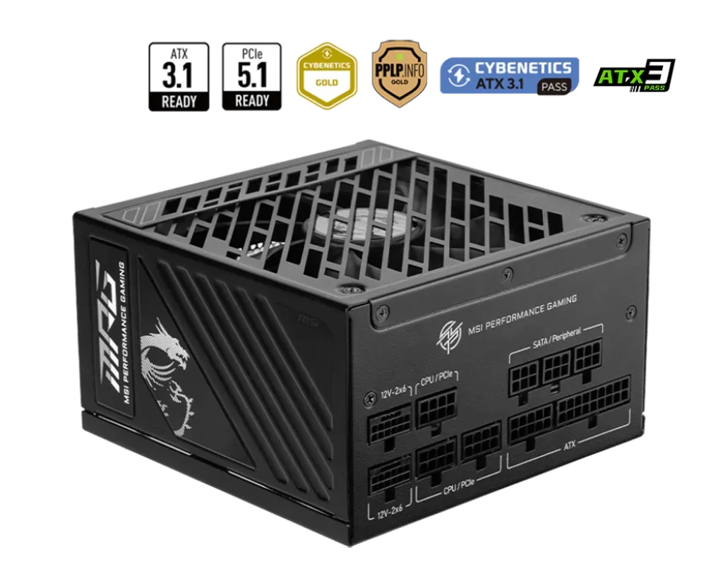 MSI MPG A1250GS 1250W Gold full modular