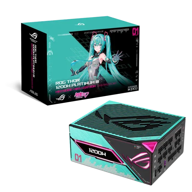 ASUS ROG Thor 1200W Platinum III Hatsune Miku Edition