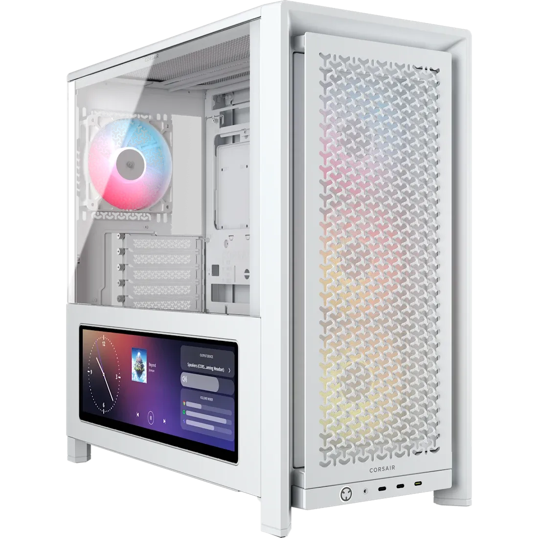 CORSAIR FRAME 4000D LCD RS ARGB White