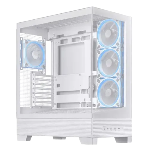ASUS A31 PLUS Mid Tower ATX Case, 4X Pre-installed ARGB fans