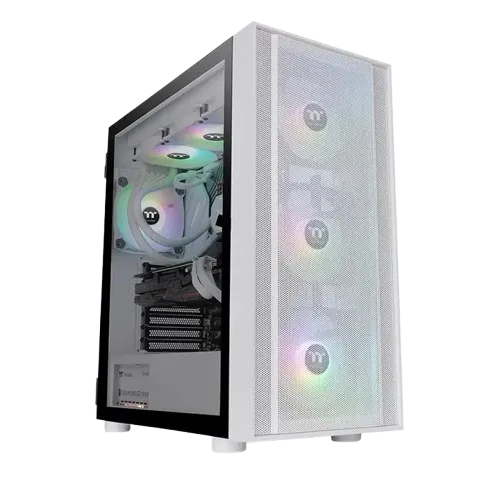 Thermaltake H570 TG ARGB Snow Mid Tower PC Chassis