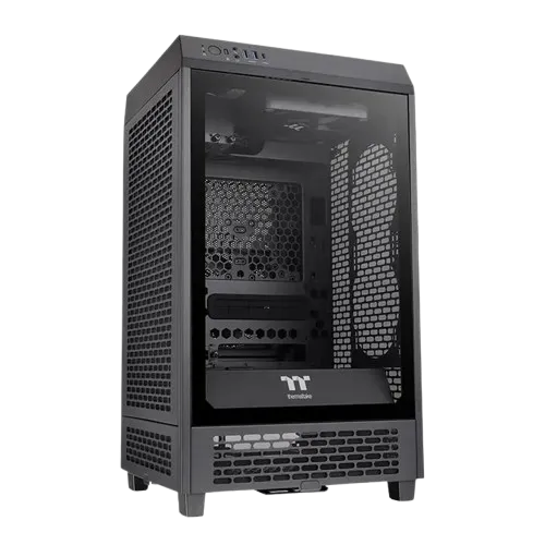 Thermaltake The Tower 200 Mini Computer Case, Removable Dust Filter-Black