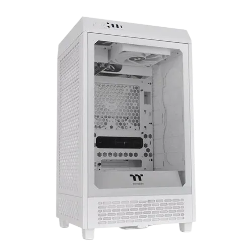 Thermaltake The Tower 200 Mini Computer Case, Removable Dust Filter-White