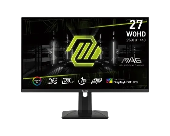 MSI MAG 274QRF QD E2 Gaming Monitor, 27" WQHD Rapid IPS Display