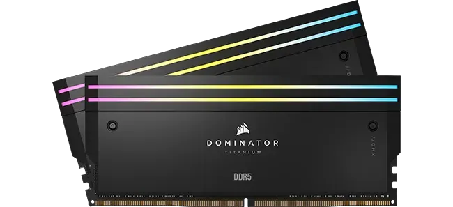 Corsair DOMINATOR TITANIUM RGB 64GB (2x32GB) DDR5 6600MT/s CL32