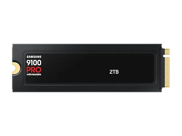 Samsung 9100 PRO 2TB NVMe M.2 SSD with Heatsink, PCIe 5.0 x4, Up to 14,700MB/s, PS5 Ready | MZ-VAP2T0CW