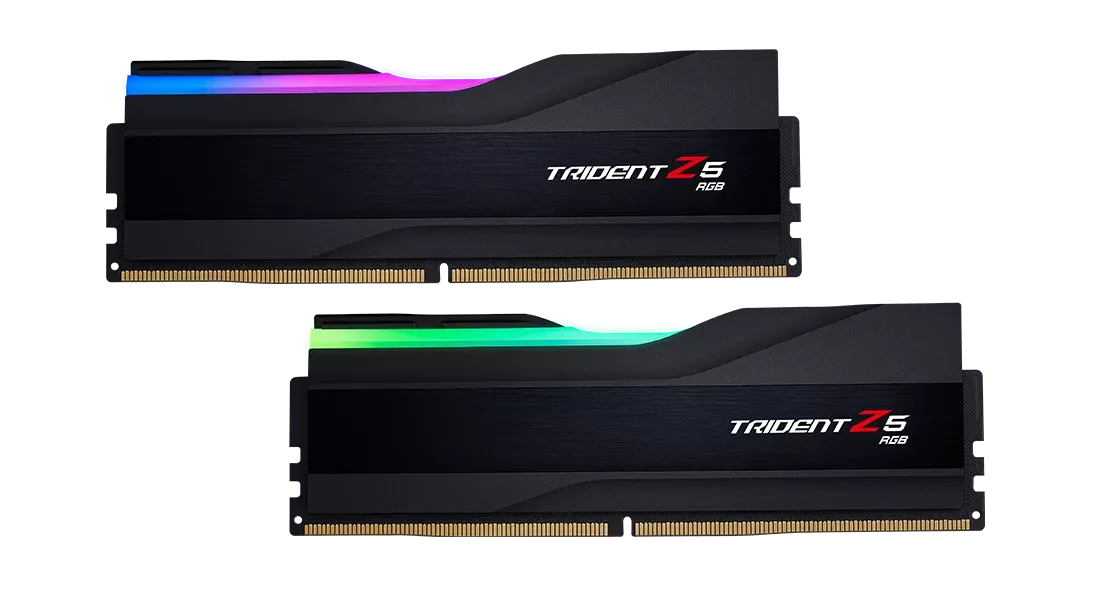 G.Skill Trident Z5 RGB 128GB (2x64GB) DDR5 Desktop Memory Kit (RAM), 6400MTs, CL36-44-44-102, 1.35V, Intel XMP 3.0