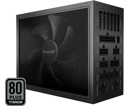 Be Quiet! Dark Power Pro 13 1600W Powersupply PSU, 80 PLUS Titanium, ATX 3.1 PCIe 5.1 Ready, Silent Wings Fan | BN332
