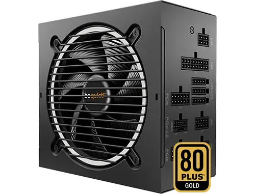 Be Quiet! Pure Power 12 M 1200W Fully Modular Power Supply, 1200W Power, 80 Plus Gold Efficiency, 120mm Be Quiet! Fan, 2x Strong 12V-Rails, Active PFC, LLC + SR + DC/DC Technology, Black | BN346