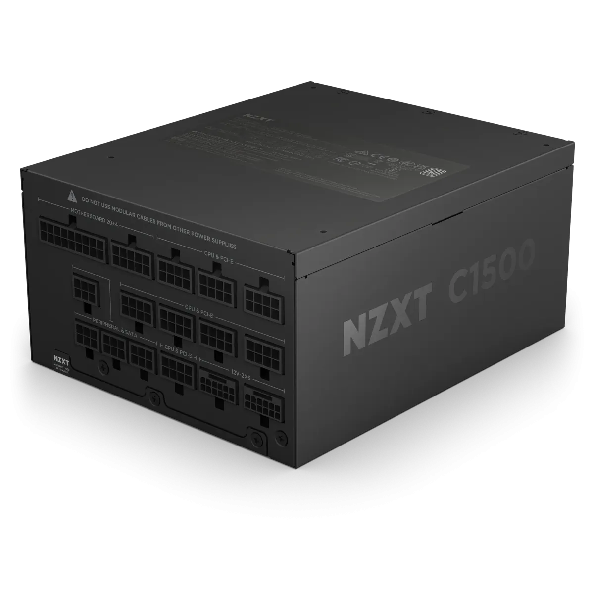 NZXT C1500 Platinum ATX 3.1 1500 Watt 80 PLUS Platinum Fully Modular Power Supply