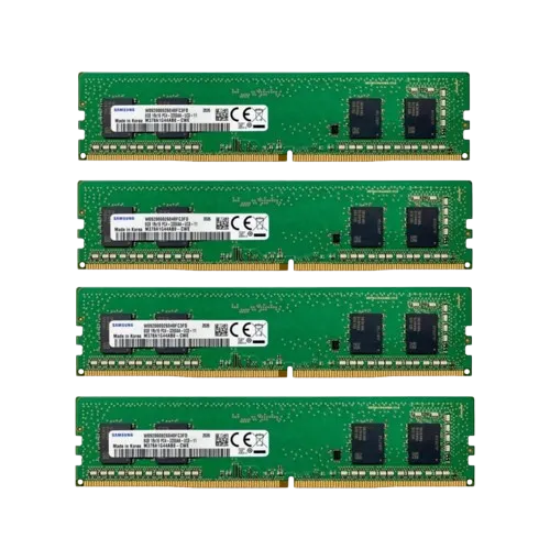 SAMSUNG 128GB (32GB X 4) DDR5 RDIMM Server Memory, 5600MHz PC5 44800 ECC Registered RAM, CL46, 1.1V | M1281R4GA3PB0-CWMXJ