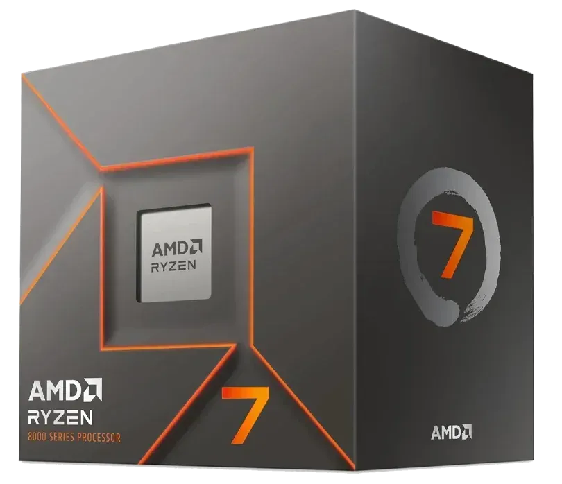 AMD Ryzen 7 8700F AM5 CPU Processor, 8 Cores & 16 Threads, 5 GHz Max Boost Clock | 100-100001590BOX