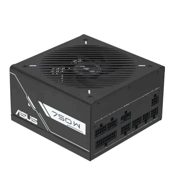 ASUS Prime 750W Gold Black Edition ATX 3.1 Fully Modular Power Supply, 80 PLUS Gold, PCIe 5.1, Black | 90YE00U3-B0NA00