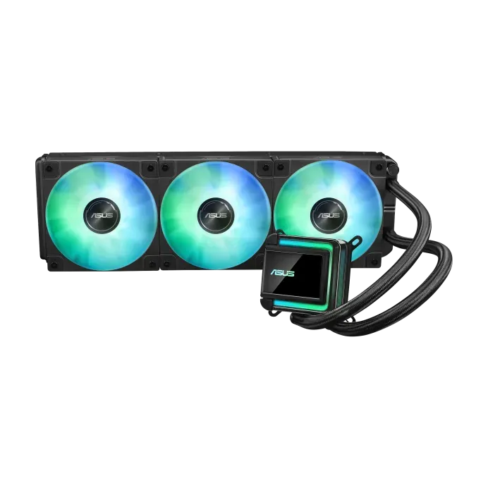 ASUS LC 360 ARGB Liquid CPU Cooler, 360mm AIO, copper water block, 3000rpm pump, ARGB fans, 74.31cfm, 33 dB(A) Intel® LGA1700/1851 & AMD AM4/AM5 socket support | 90RC01X1-B0EAY0