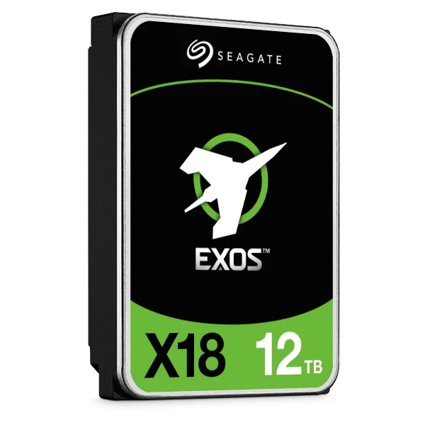Seagate Exos X18 12TB 3.5" Enterprise HDD, SATA III 6Gb/s, 7200RPM, 256MB Cache, 270MB/s Transfer Speed | ST12000NM000J