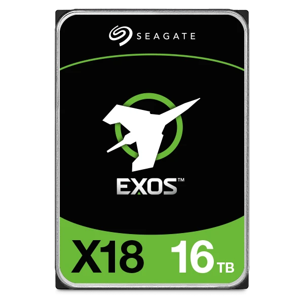 Seagate Exos X18 16TB 512e/4Kn SATA III 6 Gb/s Internal Hard Drive, Data Transfer Speeds Up to 261 MB/s, 7200 RPM Speed, 256MB Cache Memory, 2,500,000 Hours MTBF | ST16000NM001J