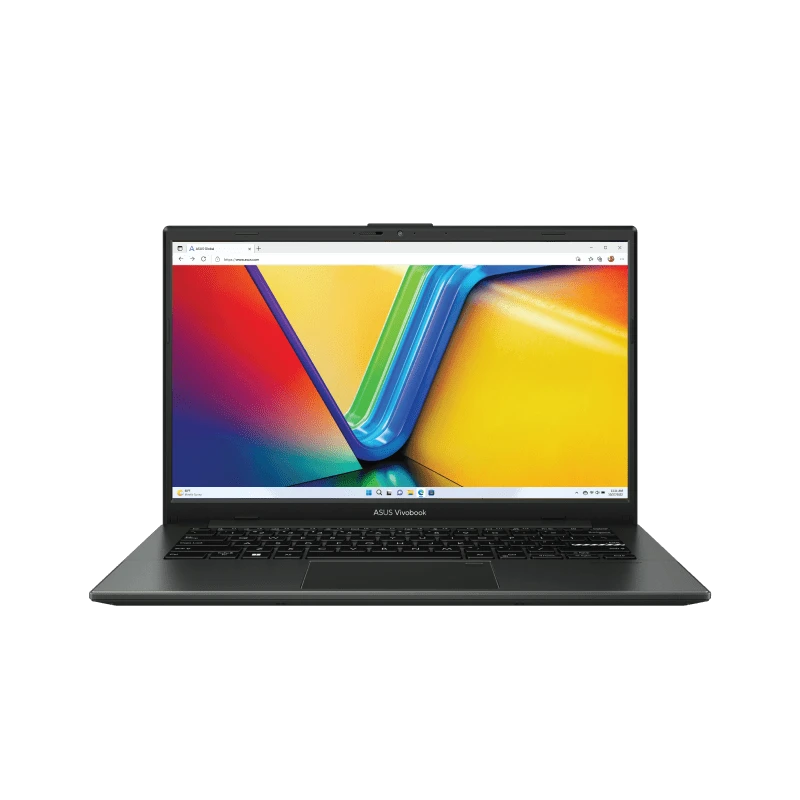 ASUS Vivobook Go 14 – Ryzen 5 7520U, 8GB RAM, 512GB SSD, 14” FHD, Win11, Eng-Arab Keyboard – Black (E1404FA-NK185W)